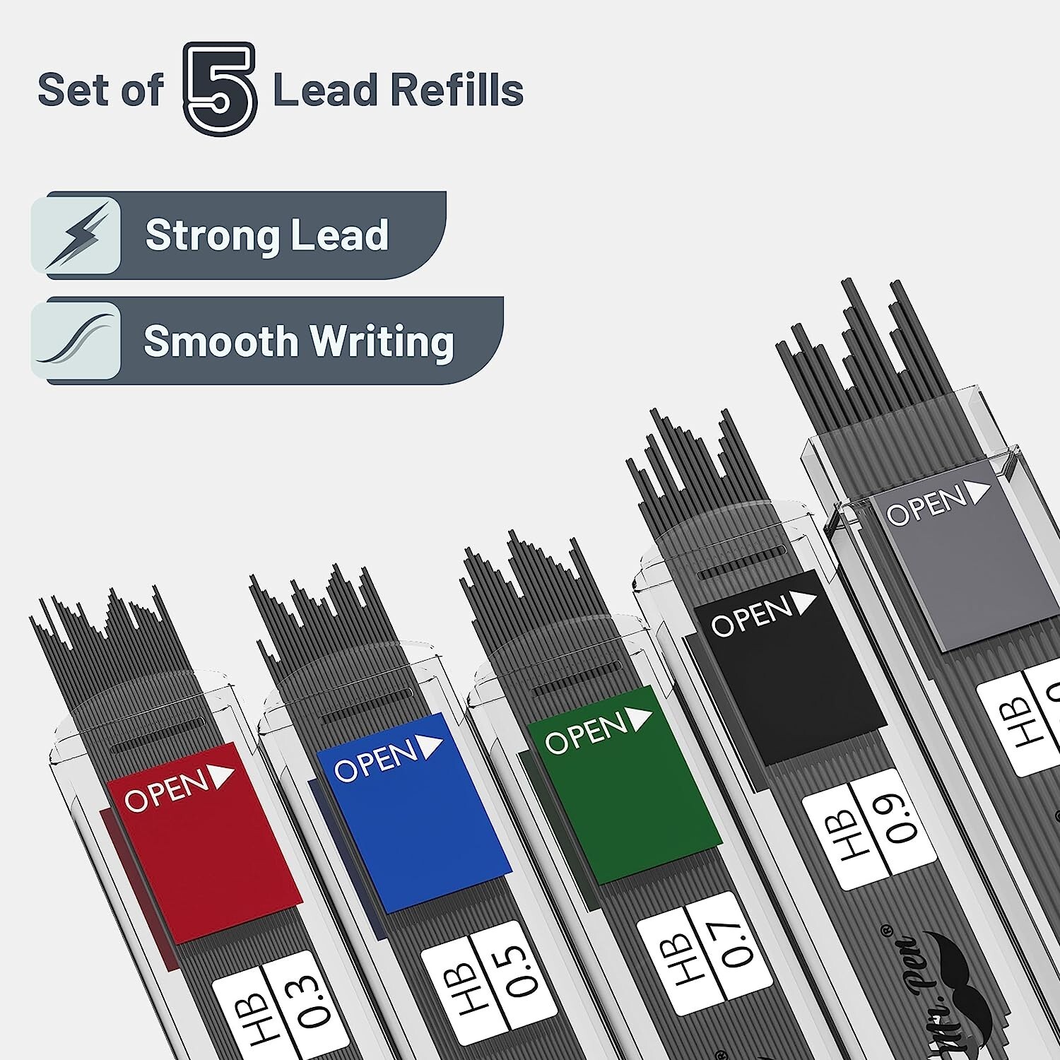 Premium 10 Piece Mechanical Pencil Set – Includes Lead and Eraser Refills
