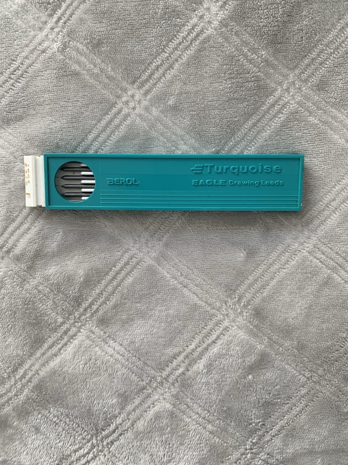 Vintage Berol Turquoise Eagle Drawing Leads Set -2375 F – Architectural-1 Dozen