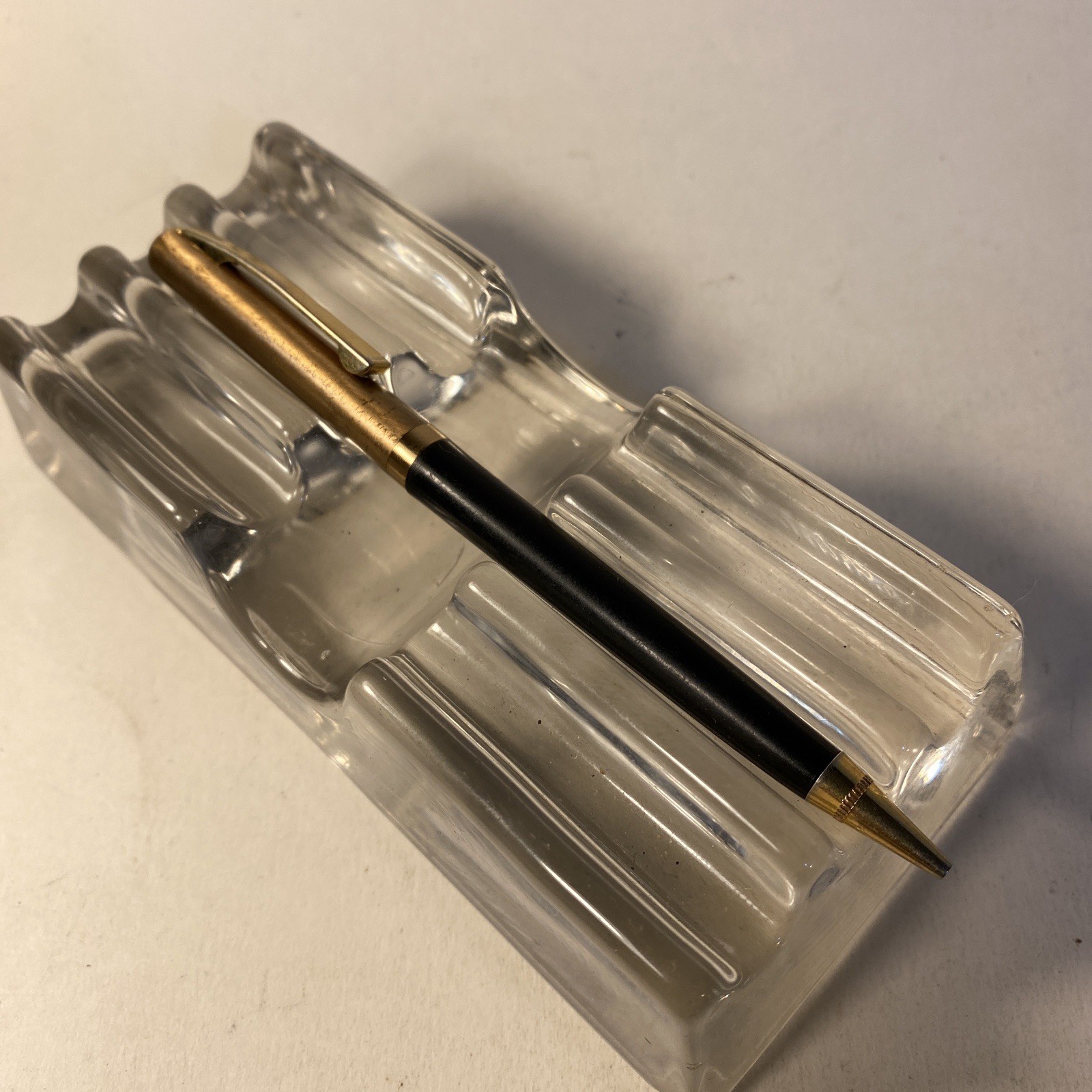 Vintage Rocket Mechanical Pencil Black & Gold