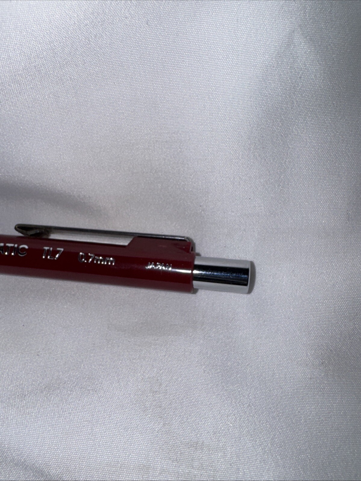 Vtg BEROL Automatic TL-7 Thin Lead Mechanical Pencil 0.7mm Maroon Barrel Used