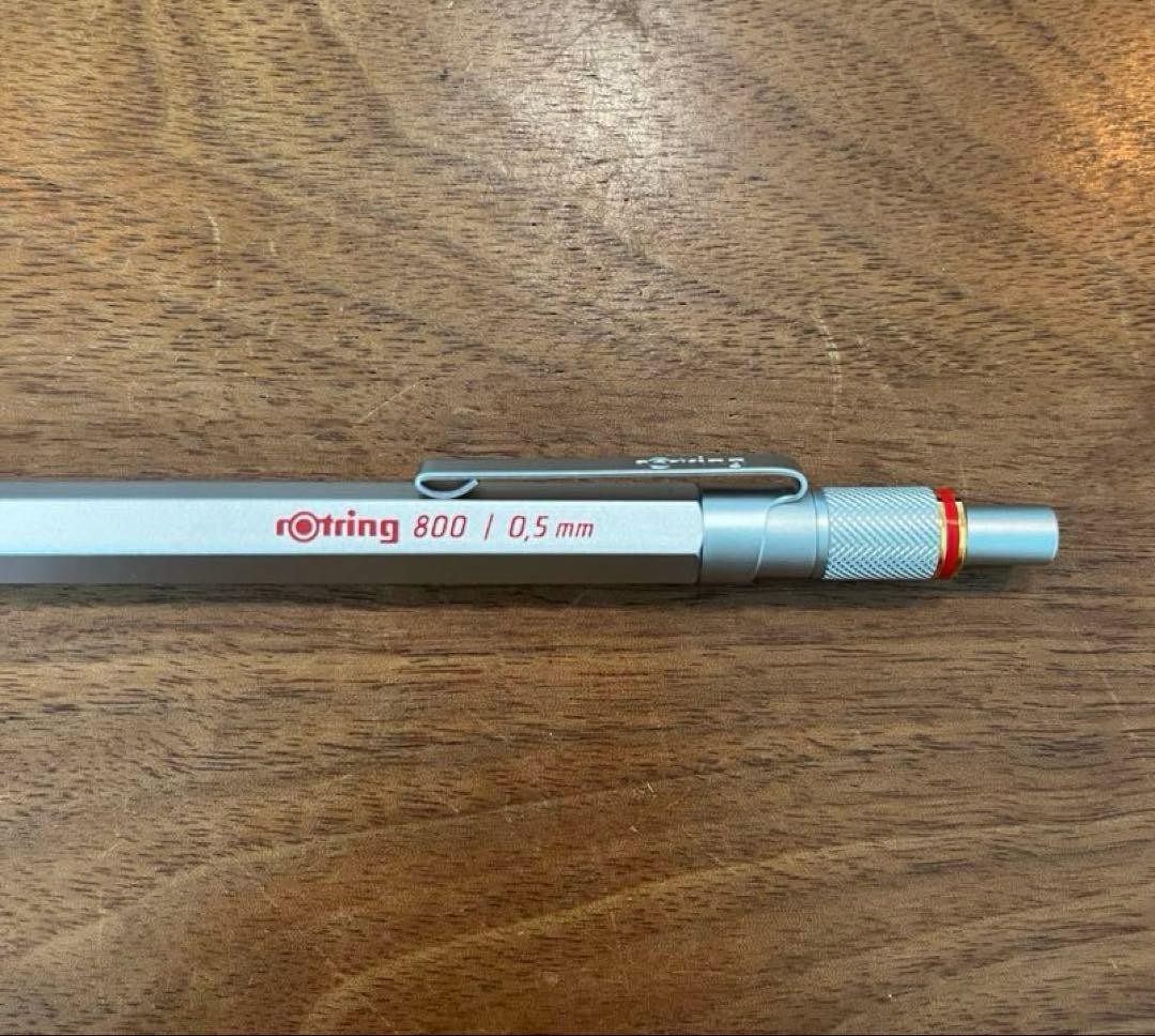 rotring 800 mechanical pencil 0.5mm silver