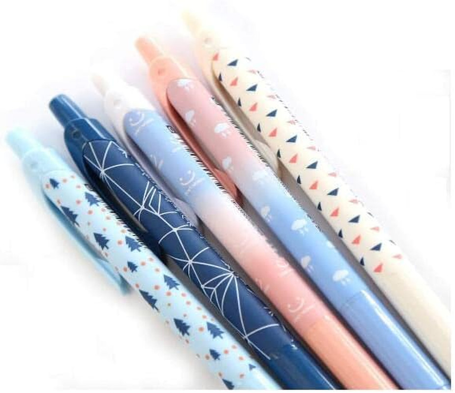 Blue Series Mechanical Pencils, Black Lead 0.7mm Point Automatic Pencil for draf