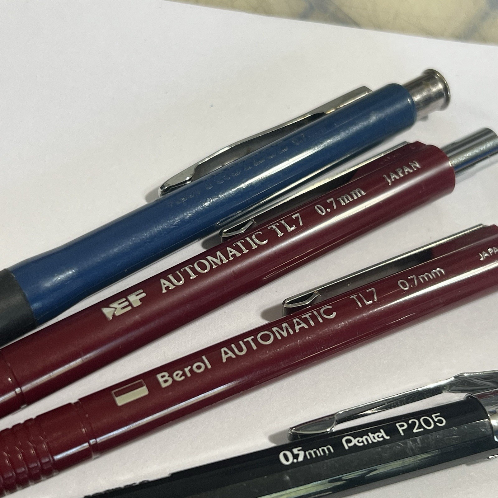 Vintage Mechanical Pencil Lot Berol Pentel Eberhard Faber Zebra Pilot Used