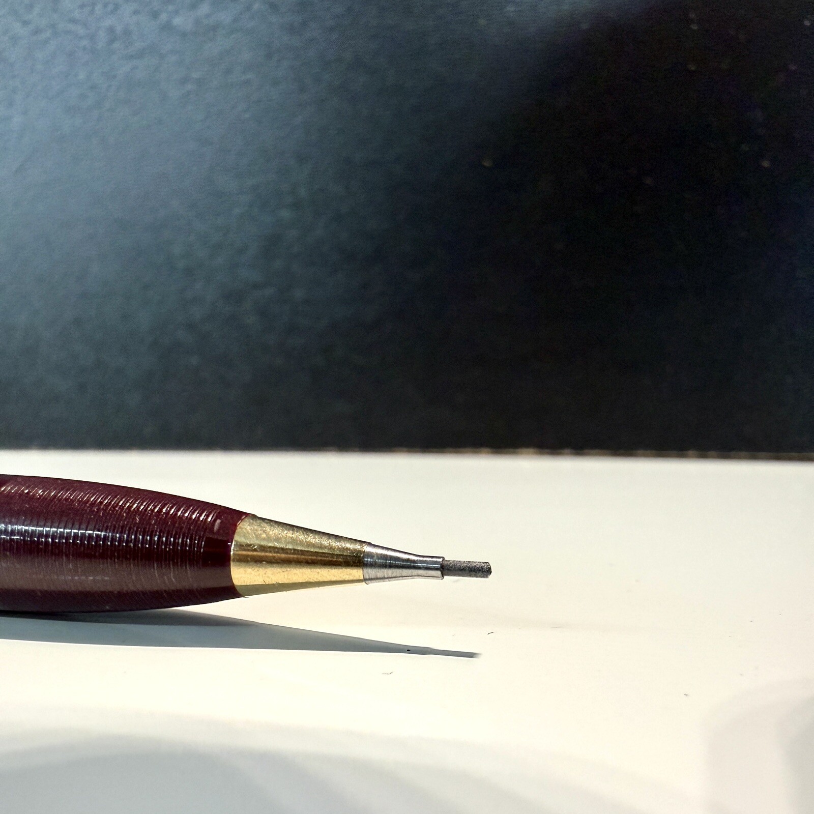 Sheaffer Touchdown Mechanical Pencil Maroon Silver Gold Color