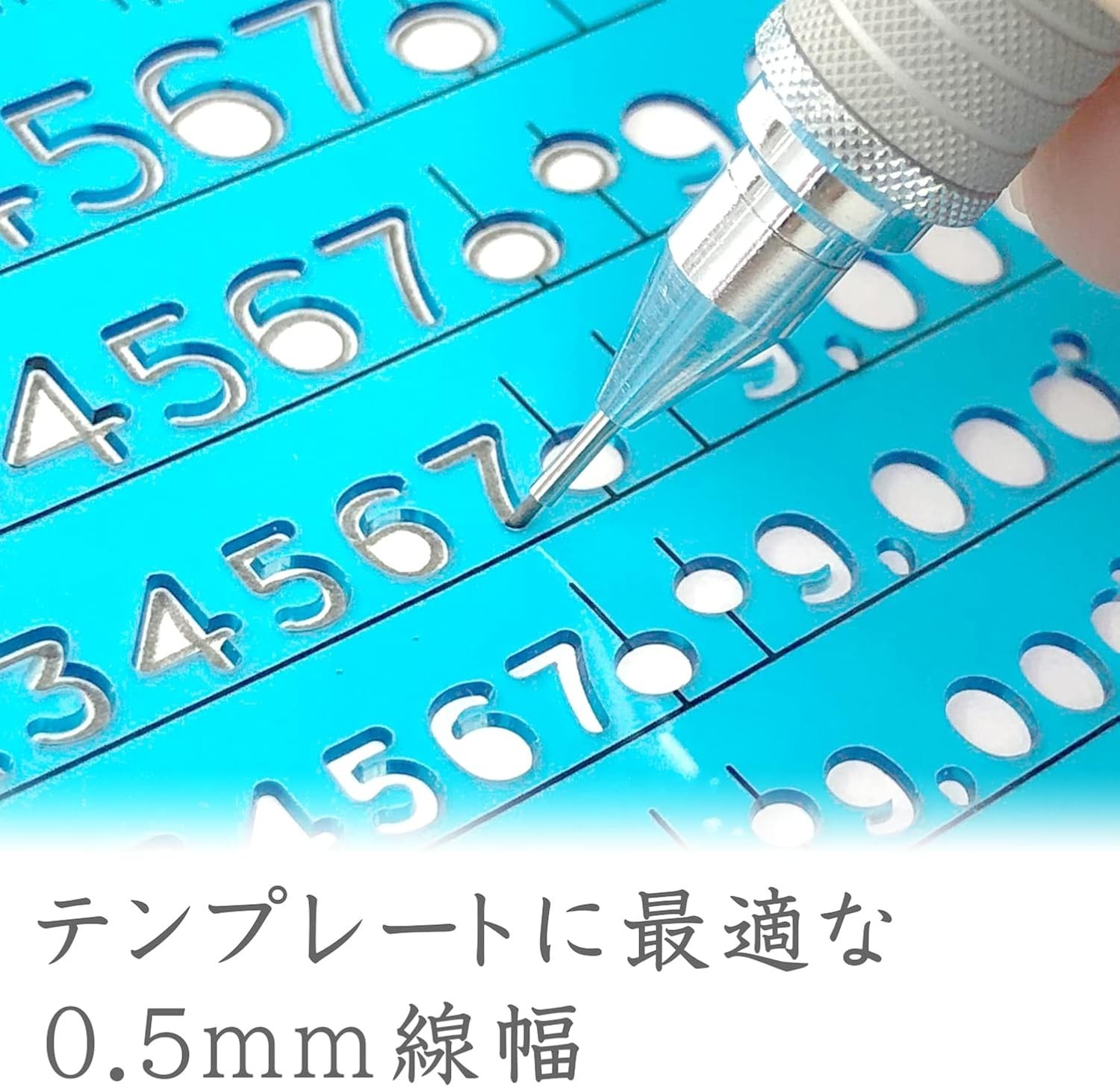Versatile 0.5mm Mechanical Pencil – Stylish Silver with Pocket Clip Convenience