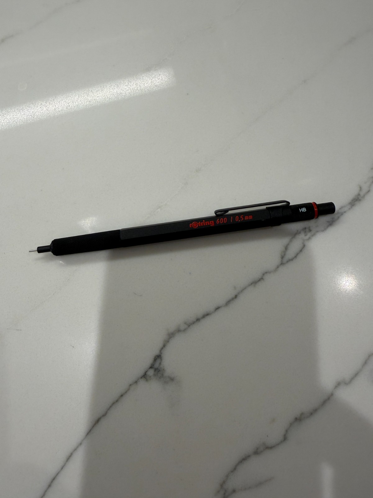 rOtring 600 0.5mm Mechanical Pencil Black Precision Ergonomic Design