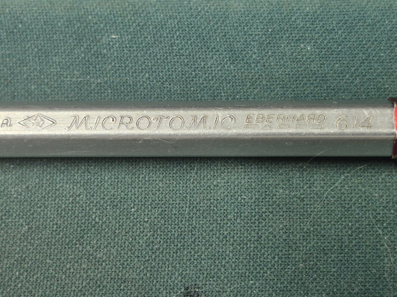 VINTAGE EBERHARD FABER MICROTOMIC 614 DRAWING DRAFTSMEN PENCIL USA MADE WORKS