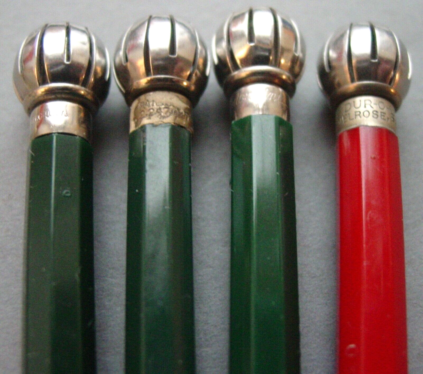 4 Vintage Bell Systems Autopoint Phone Dialer Mechanical Pencils Mixed Lot USA