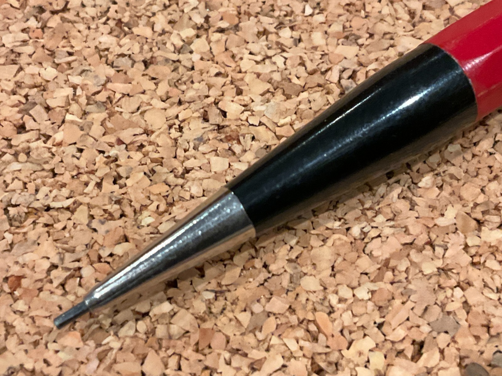 Vintage Autopoint For Real Thin Lead Mechanical Pencil Red funeral Home