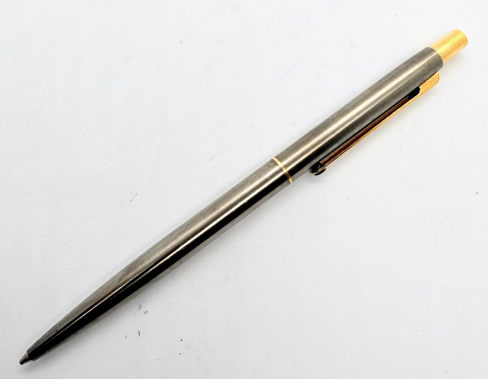 Montblanc Noblesse Titanium Color Mechanical Pencil Metal Gold Trim Functional