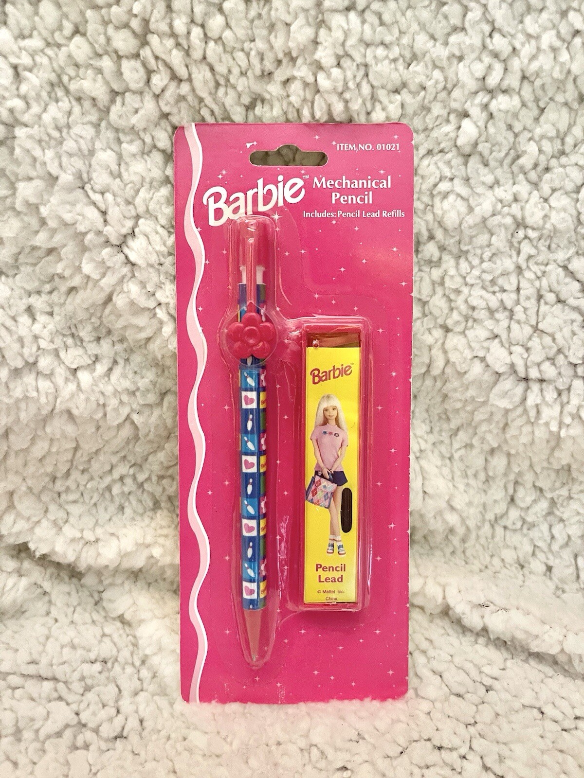 Vintage 1998 Mattel Barbie Mechanical Pencils in Original Packaging – 2pc NEW!
