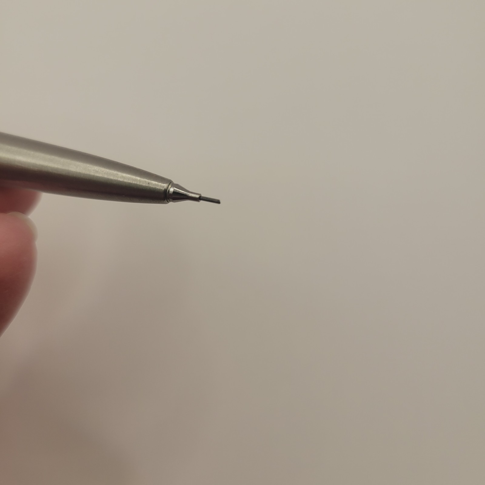 Vtg Parker Pencil Jotter Stainless Steel 0.5mm Pencil USA Eraser