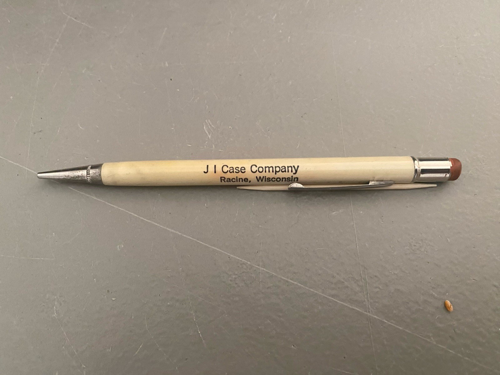 Vintage J.I. Case Company Racine Wis. Advertising Ever sharp Mechanical Pencil