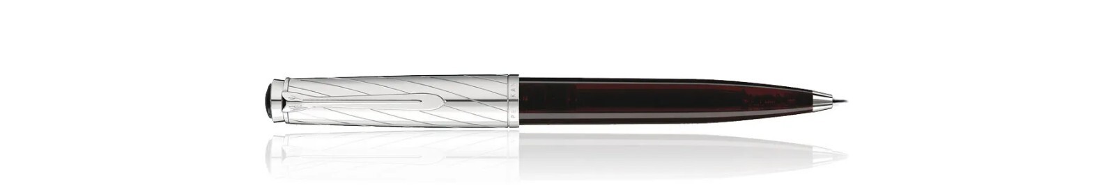 💥NEW💥PELIKAN TWIST MECHANICAL PENCIL D625 DARK RED TRANSPARENT 💥RARE MODEL💥
