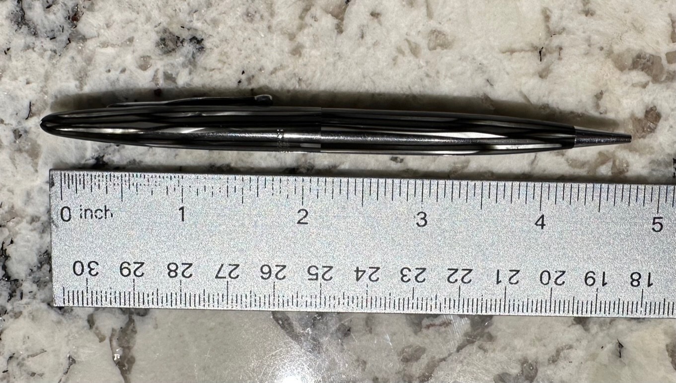 SHEAFFER Vintage Mechanical Pencil Marbled Gray Black Made in USA Needs Service