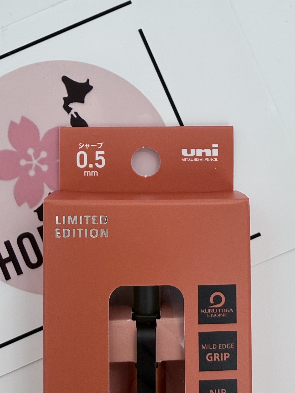Uni Kurutoga Metal 0.5mm Mechanical Pencil Sunrise Orange Limited Edition NEW