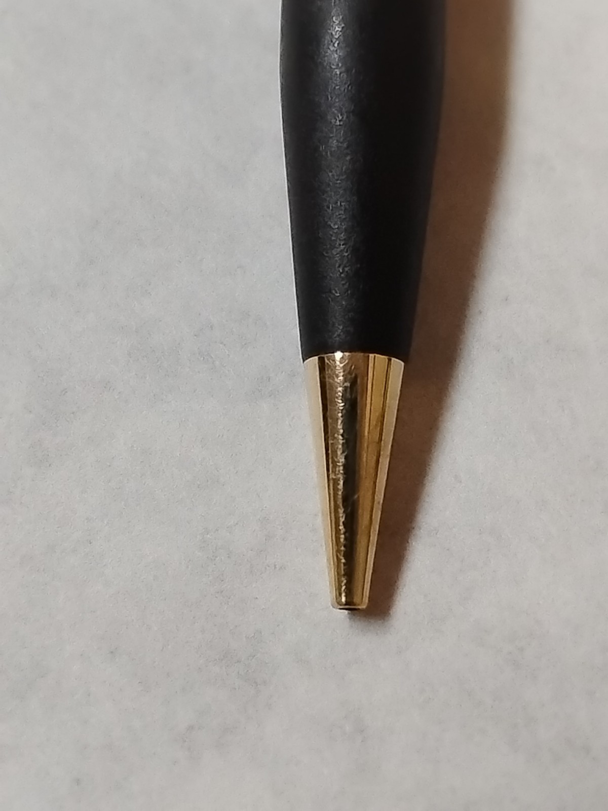 Vintage Cross Matte Black Gold Trim Mechanical Pencil J&L Steel Emblem Works #L2