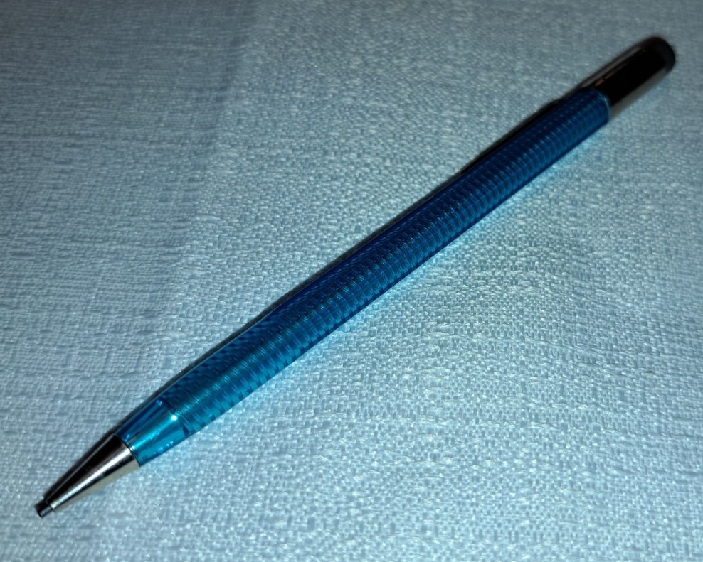 Mod Scripto Vintage Transparent Blue – USA Made Mechanical Pencil