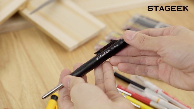 22-Pack Mechanical Carpenter Pencil Set with Sharpener, 60 Refills, Heavy Duty T