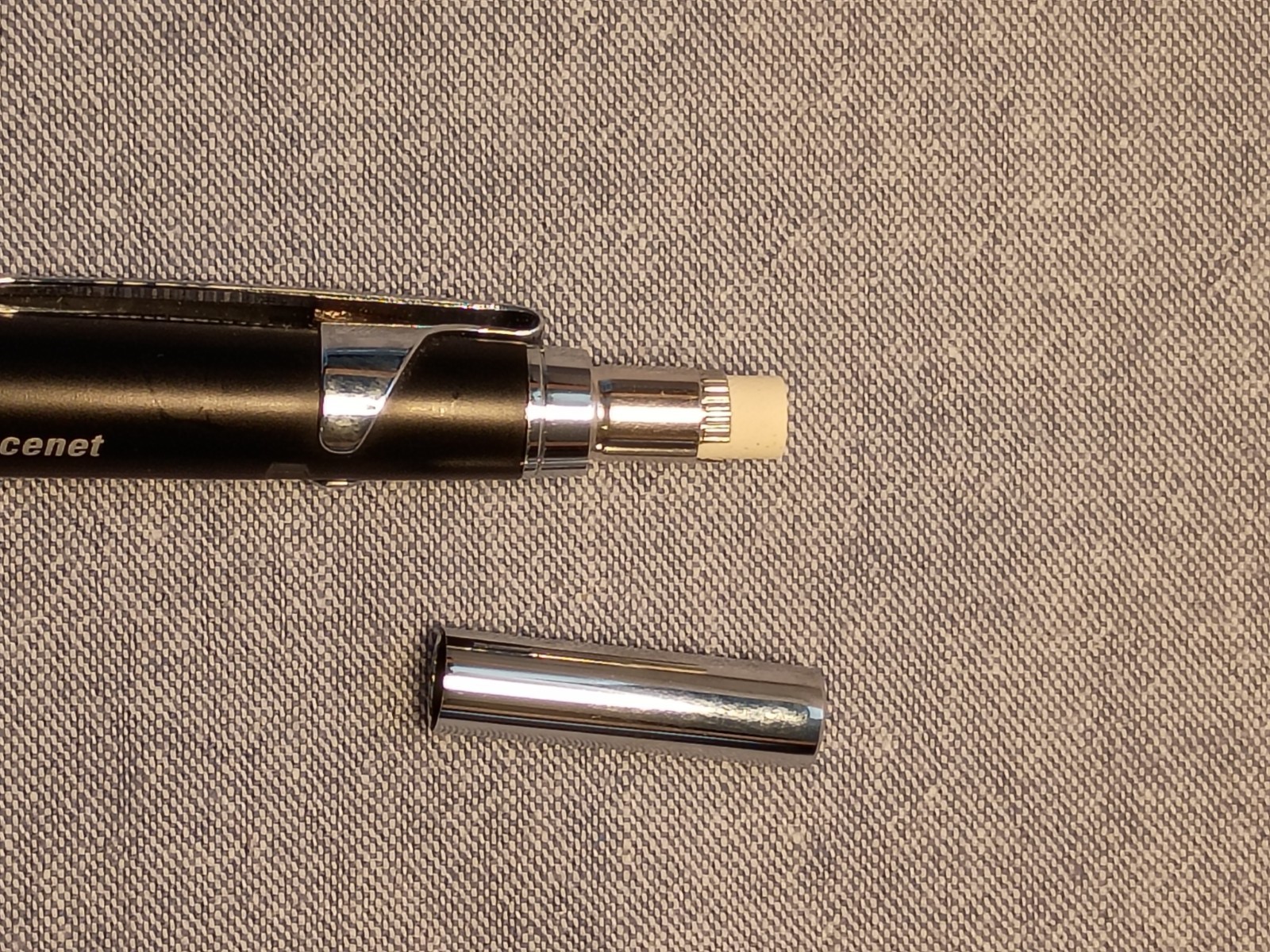 Pilot H-1005 Mechanical Pencil w/SPACENET, GILAT and GE advertising-New in case