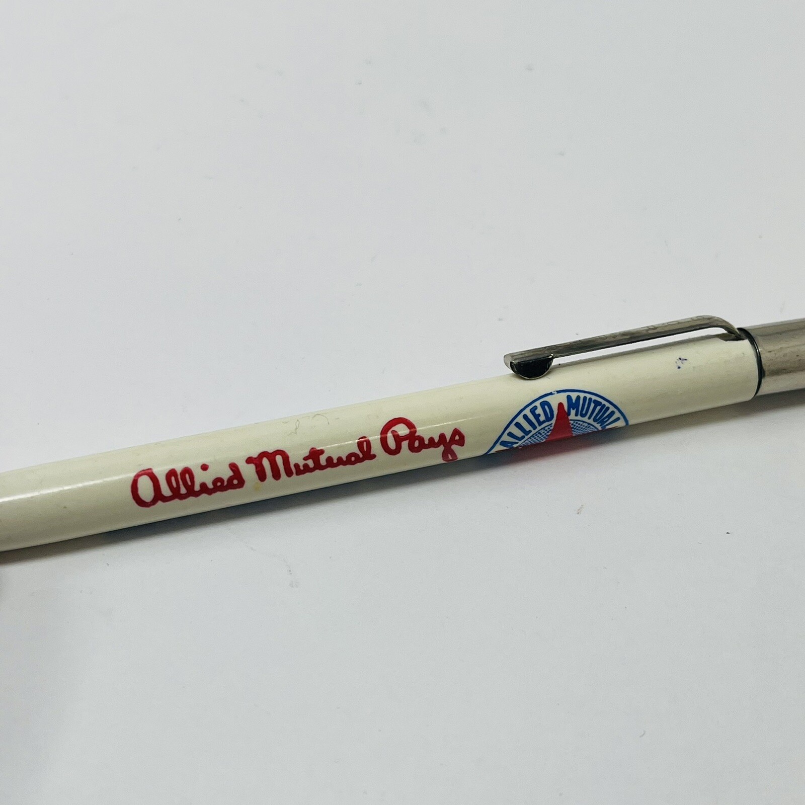 W.C. Harvey Insurance Britt Iowa Scripto Advertising Promo Mechanical Pencil