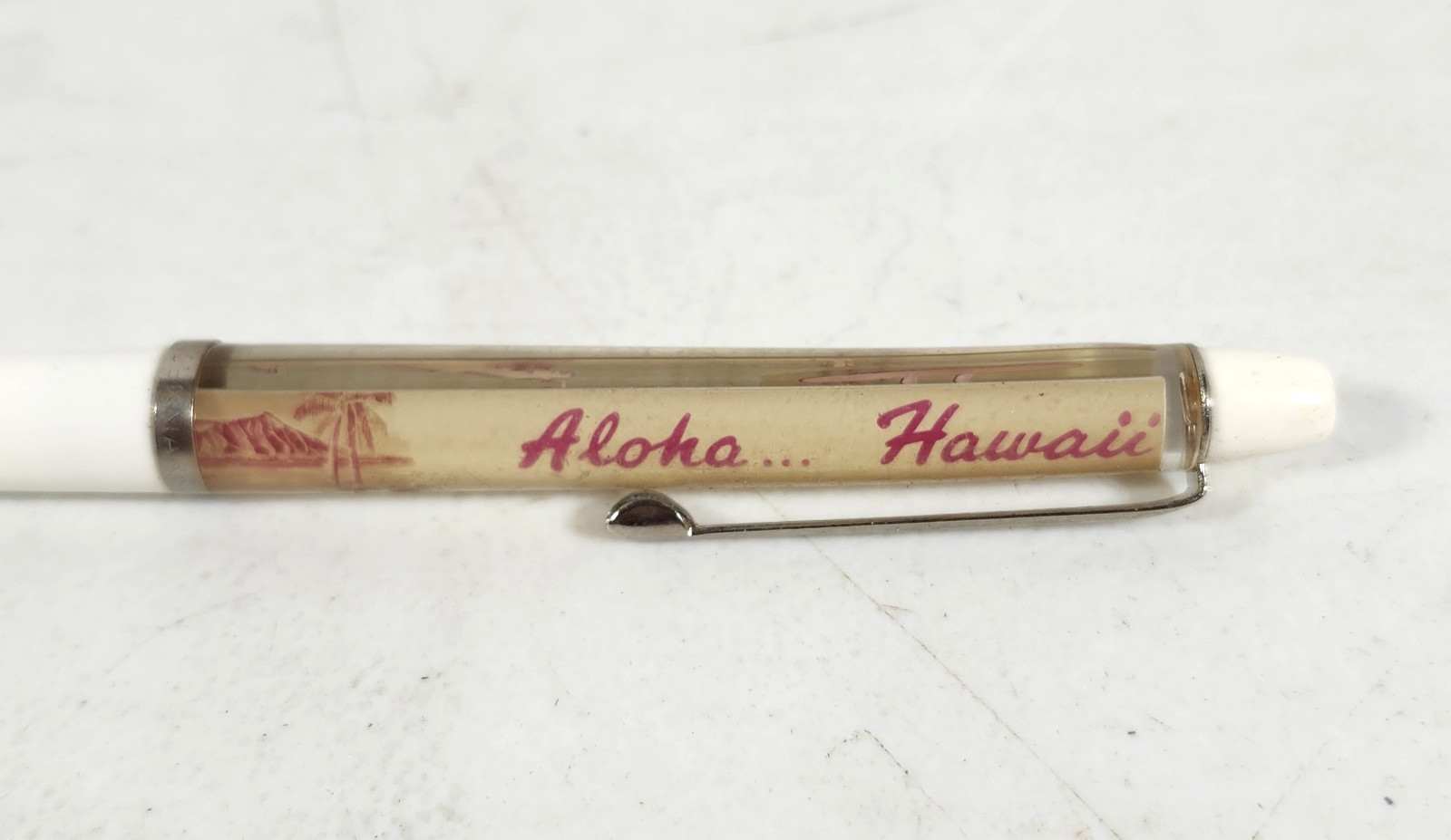 Vintage Man On Surfboard Pencil Aloha Hawaii Twist Mechanical