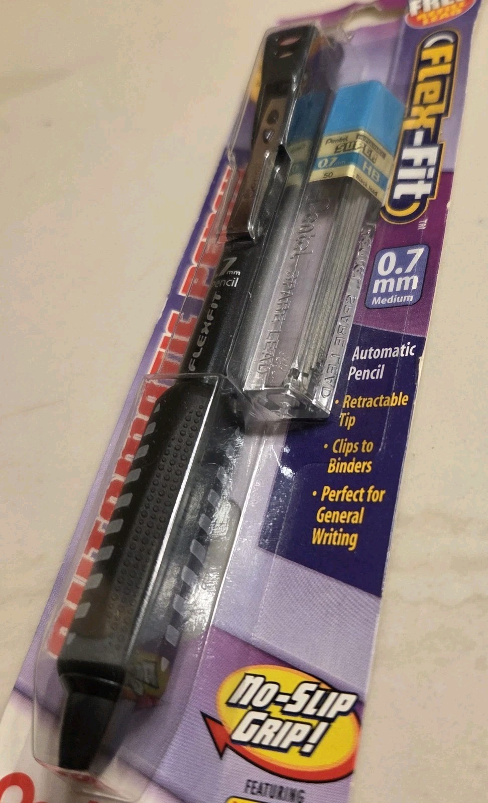 New VTG Pentel Flex-Fit Automatic Pencil 0.7mm Made In Japan Black