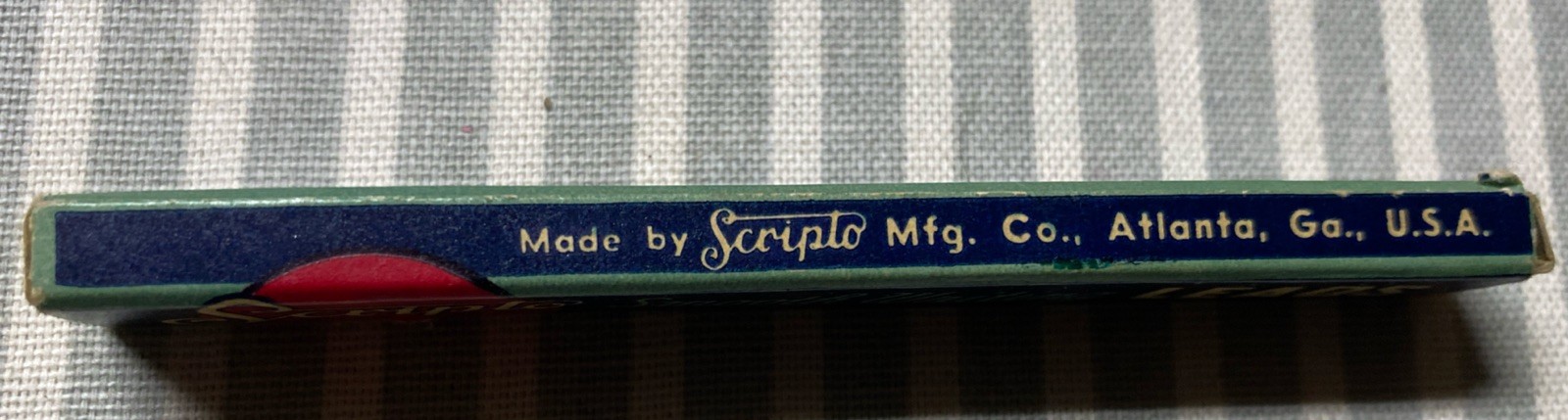 Vintage Scripto Smooth Writing Leads w/ Wood Insert Lead Holder