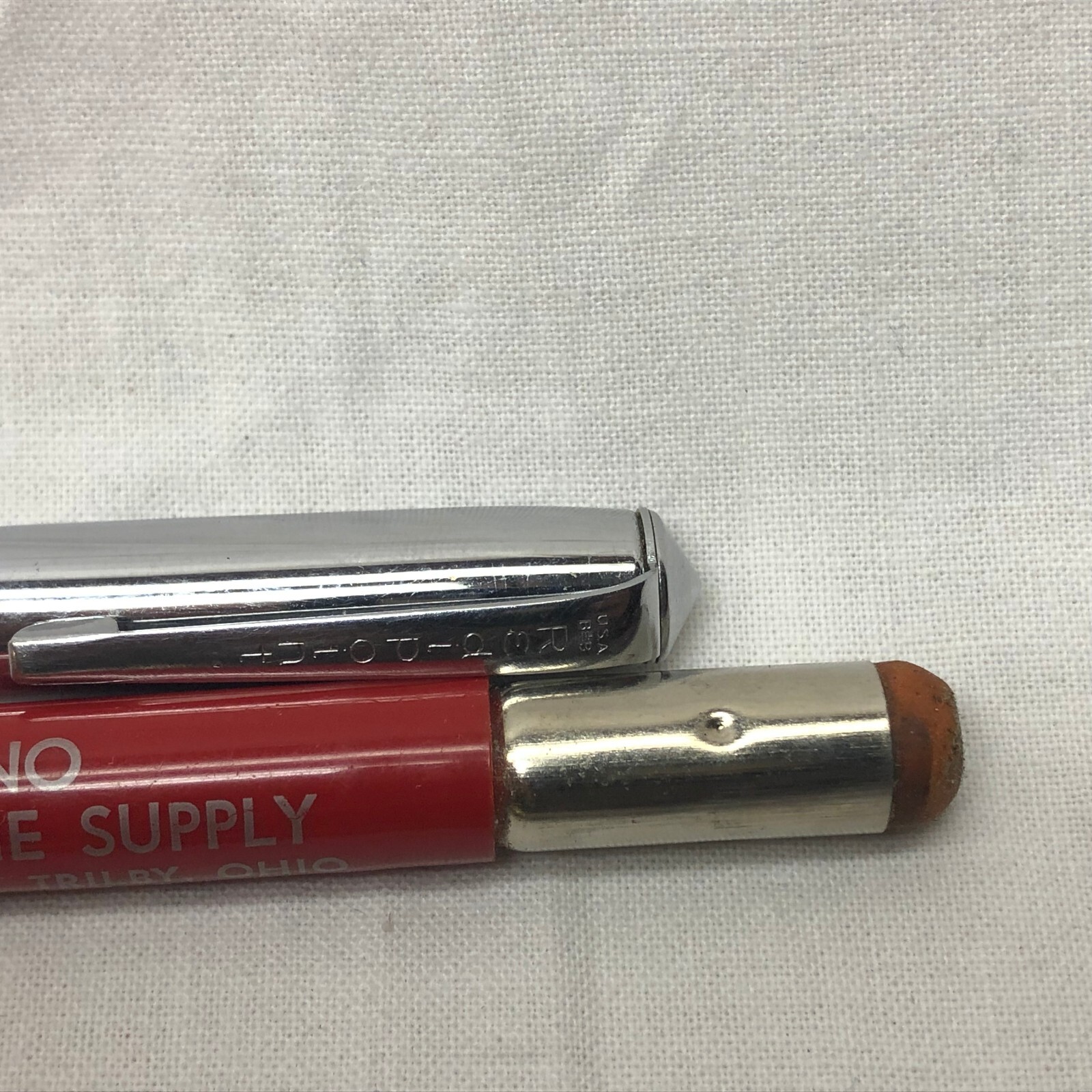 Vintage Redi Point Mechanical Pencil Advertising Trilby Ohio Cousino Farm Supply