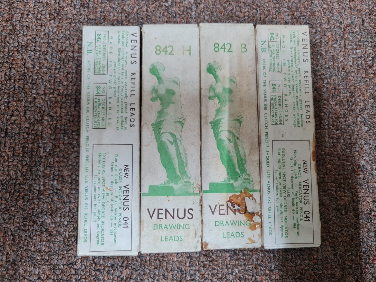 Vintage Venus Drawing leads boxes pack of 4 box