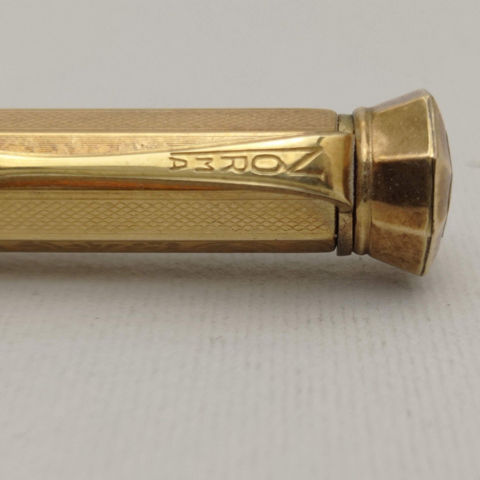 FEND NORMA Patent Gold Plated 4 Color Mechanical Pencil Excellent Unused VTG 30s