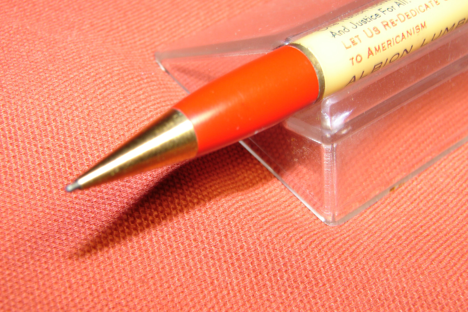 I Pledge Allegiance to the Flag of The United States 1940’s Advertise Pencil