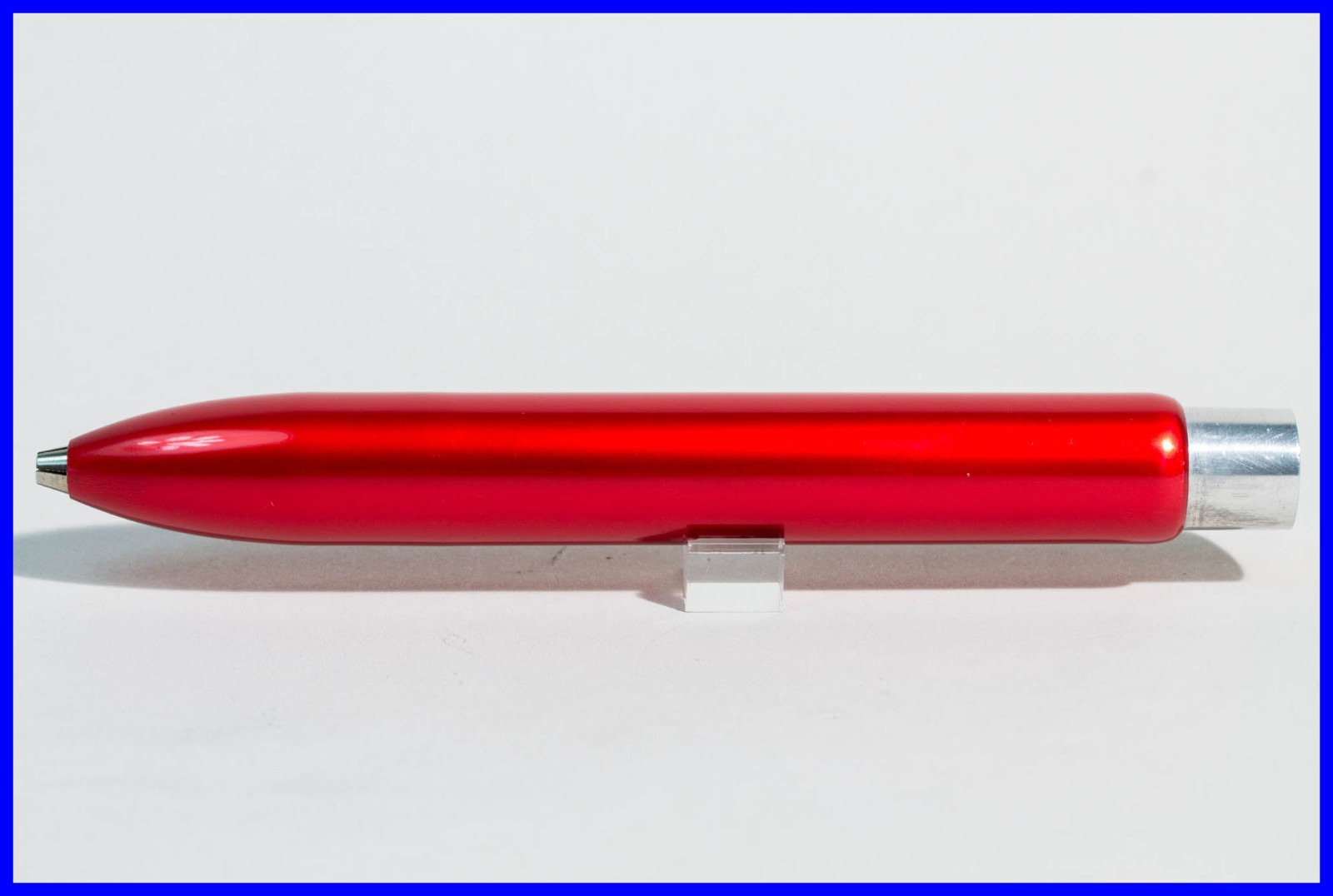 HUGE red anodized aluminium 3.5 mm lead Drafting Sketch Pencil POP ART 1960’s