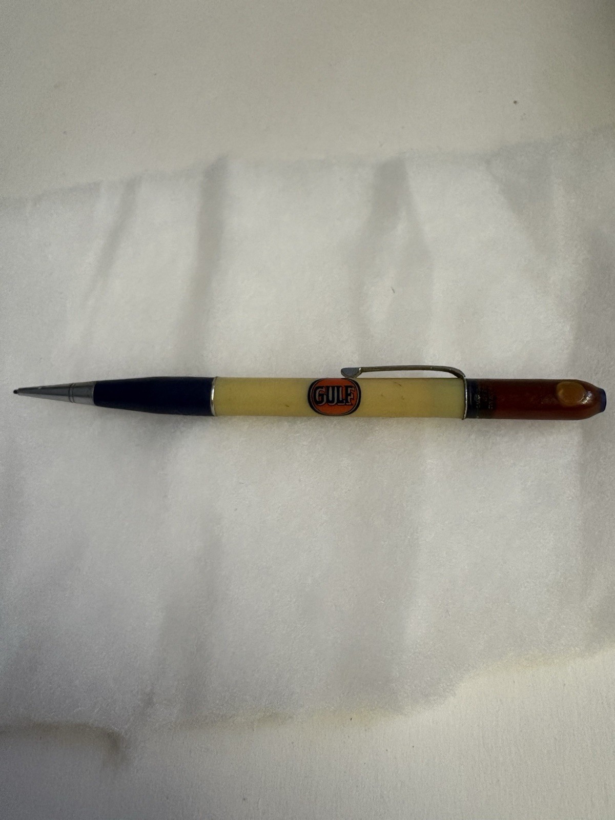 Vintage Ritepoint Mechanical Pencil Wolf’s Golf Service Floating Bubble Rare