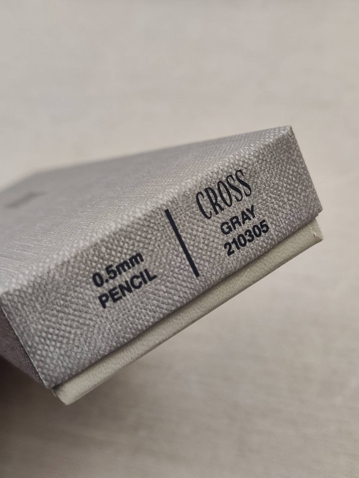 NOS Vintage Cross Classic Century Satin Matte Gray 0.5mm Mechanical Pencil