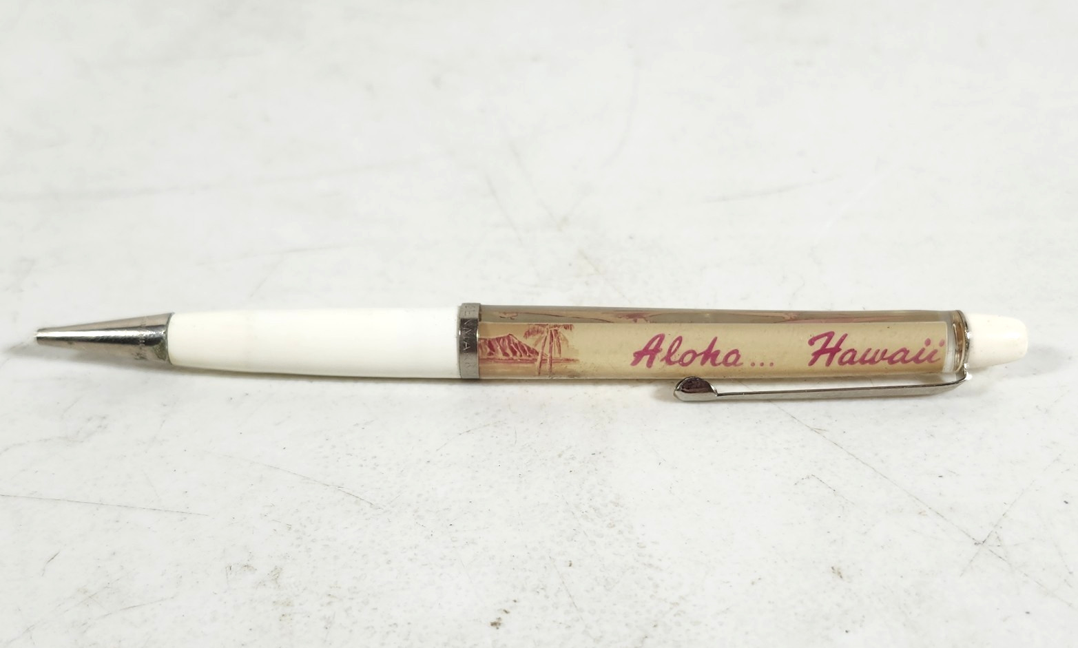 Vintage Man On Surfboard Pencil Aloha Hawaii Twist Mechanical