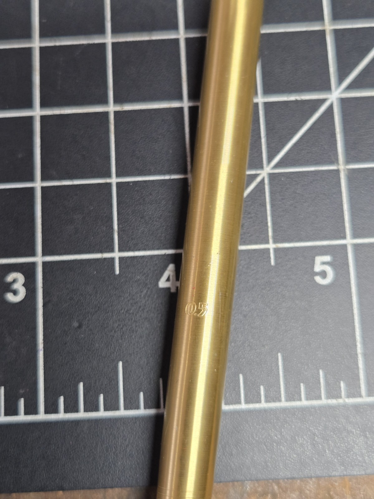 vtg pentel gold tone mechanical lead pencil .5 5