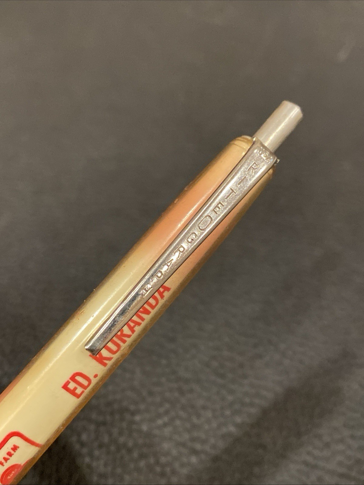 Vtg RITEOGRAPH PEN Advertising State Farm Insurance OAK & SALTRY SCRANTON PA