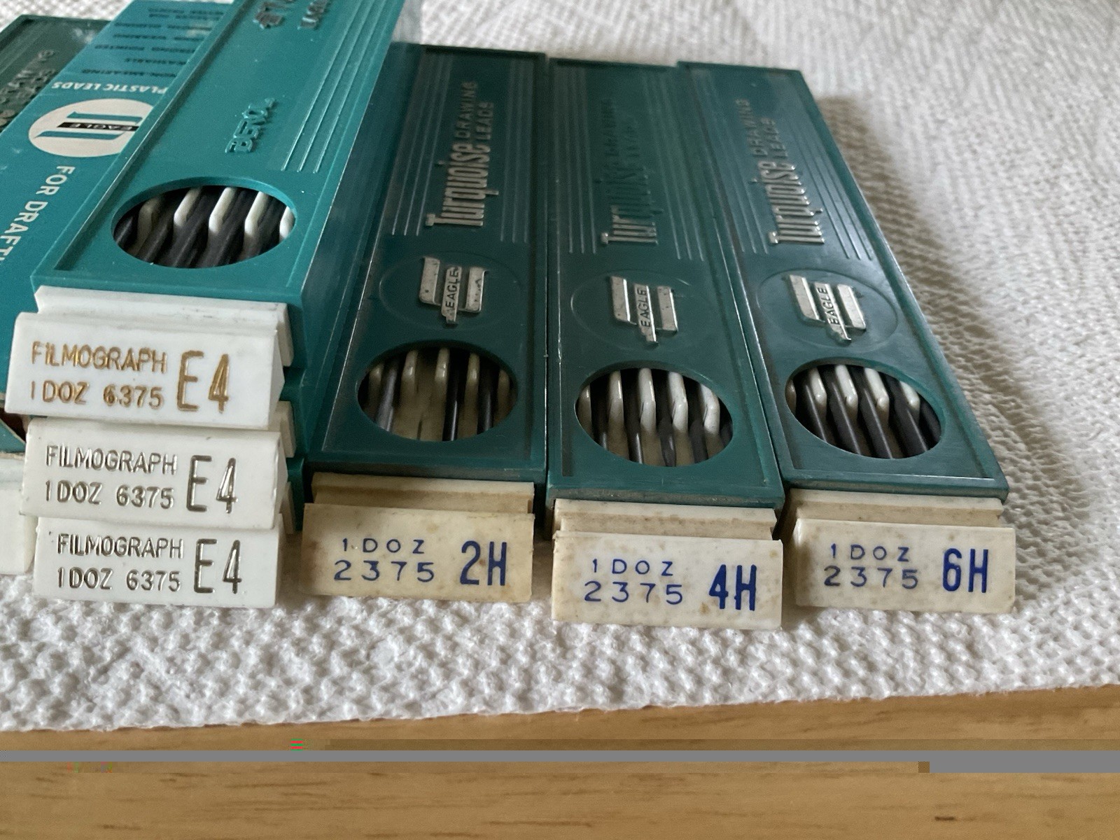 Turquoise Berol Drawing Leads 2375 & 6375 Asst.Quantities Lot 9 Pkgs