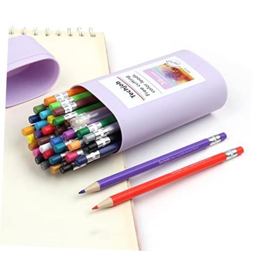 Colored Mechanical Pencil 2.6mm for Coloring and Drawing, Mechanical 36 color
