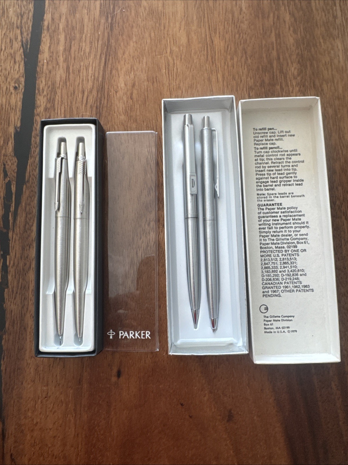 Vintage Mechanical pencils Parker Brand And Vintage Paper mate Pens Custom D J