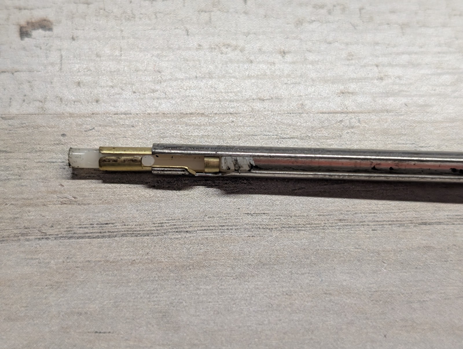 Vtg SKILCRAFT U.S. Government Black Mechanical Marker Wax Grease Pencil *READ*
