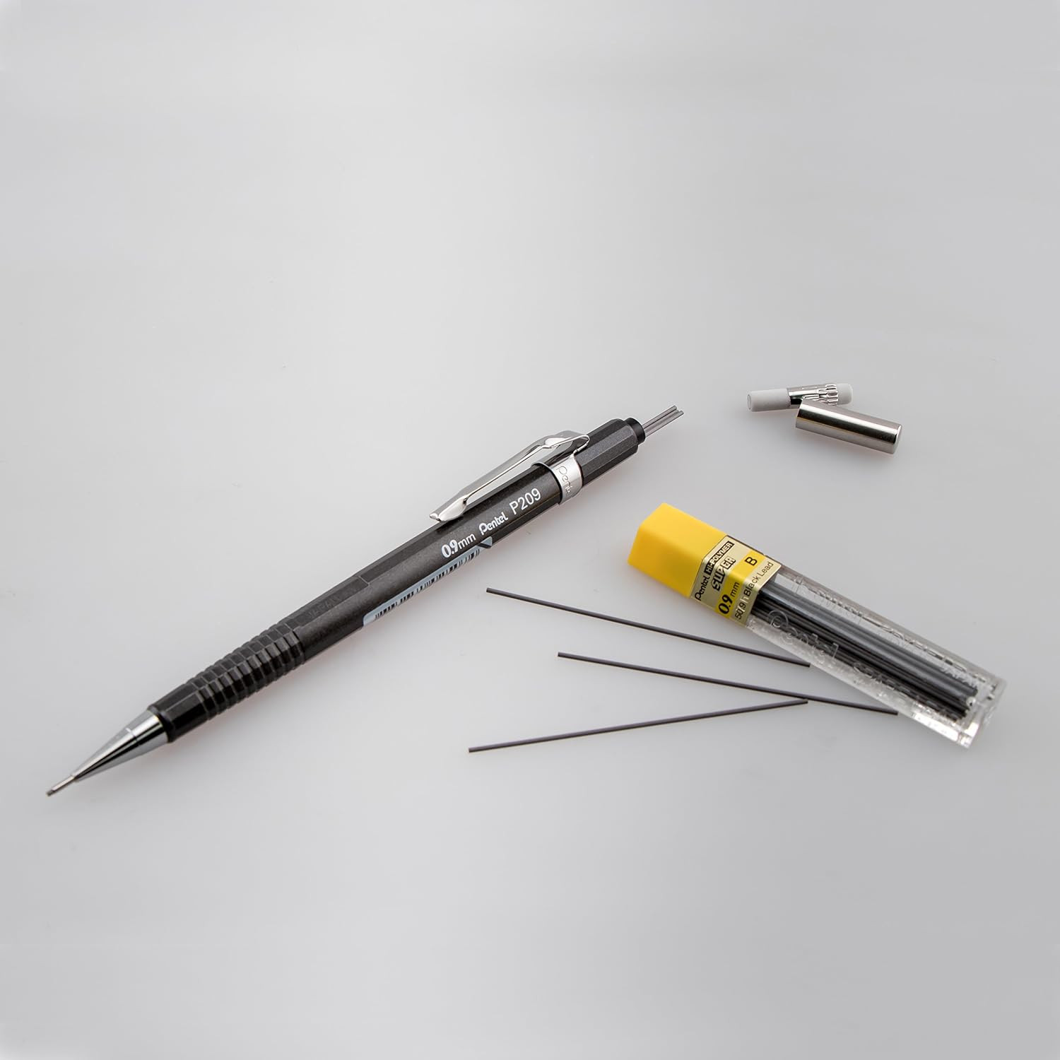 Sharp Mechanical Pencil, (0.9Mm), Metallic Graphite Barrel, Box of 12 (P209MN)