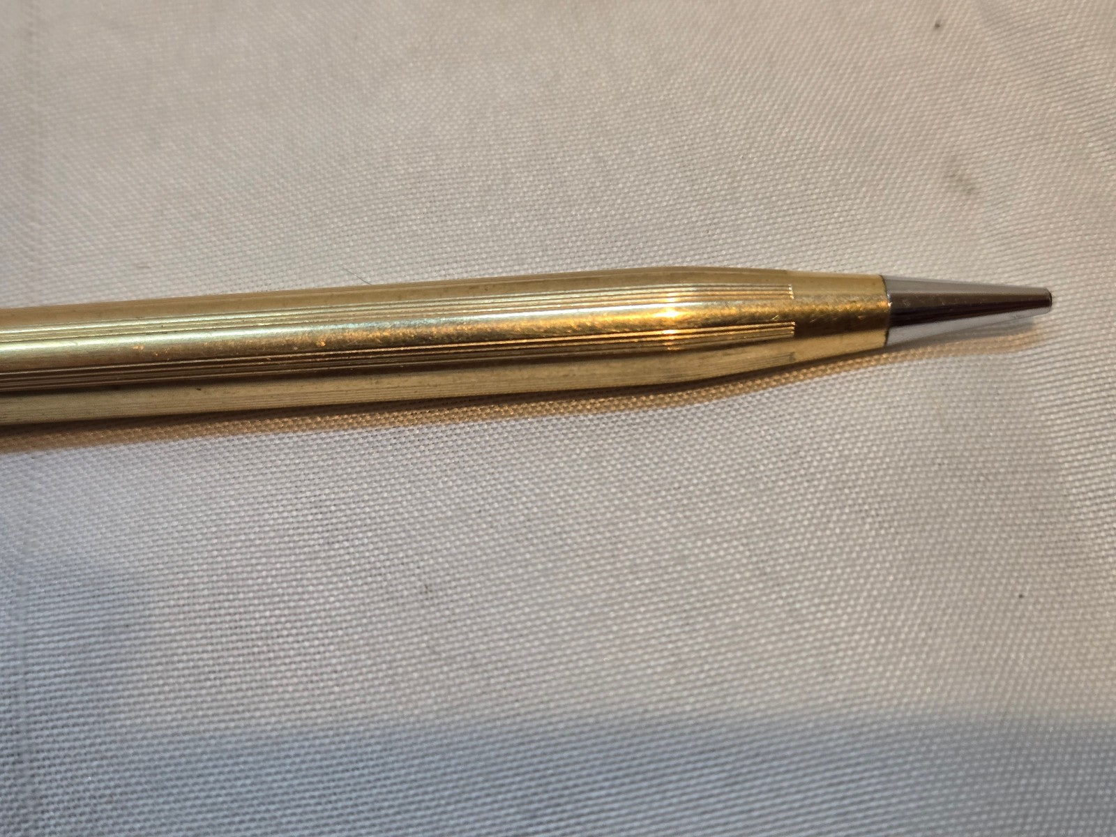 CROSS GOLD FILLED MECHANICAL PENCIL, UPJOHN LOGO, WITH EXTRA LEADS & ERASERS