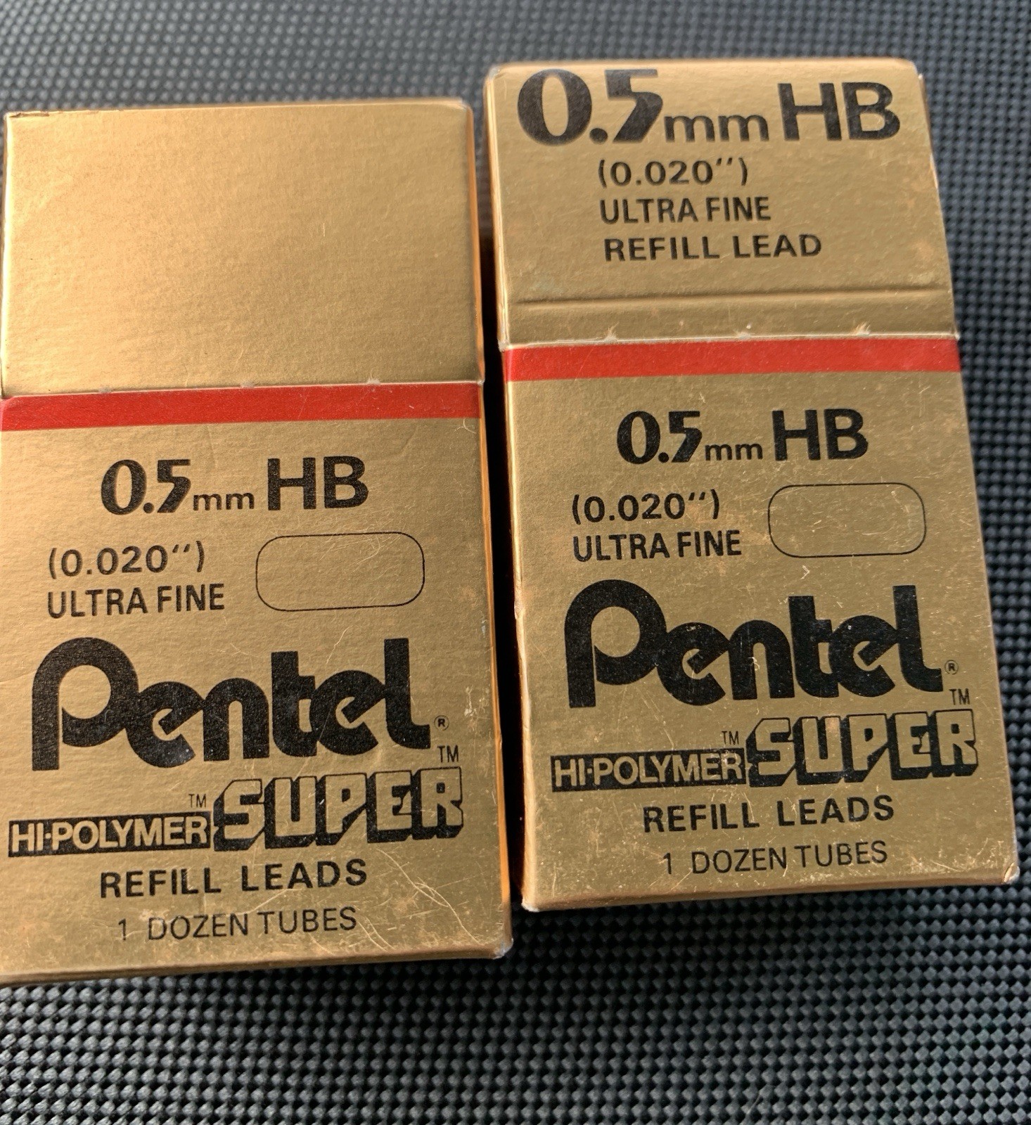 2X Pentel Hi-Polymer Super Refill Pencil Leads 0.5mm HB 72 Leads Per box