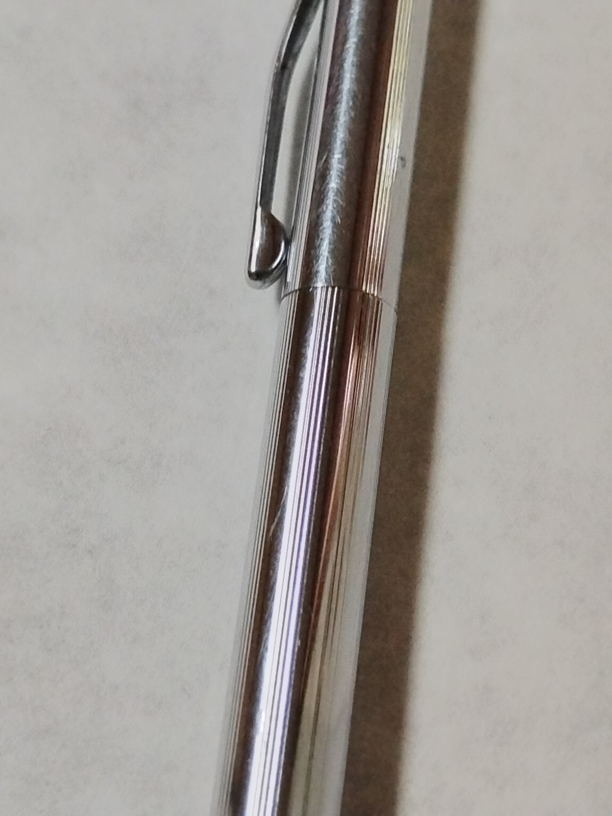 VTG Cross Mechanical Pencil Chrysler Pentastar Emblem Working Small Dent Cap #E1