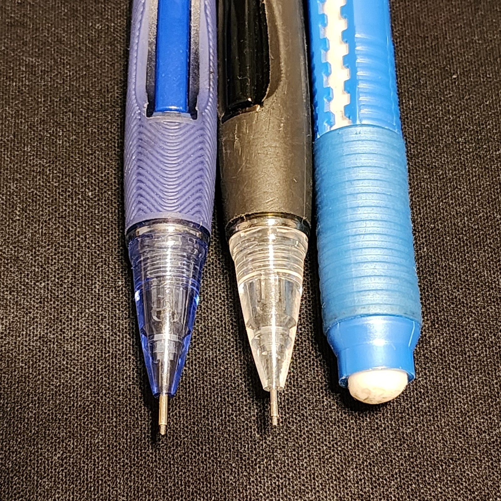 Pentel Lot PD345, PD347-TC Quicker Clicker Mechanical Pencil Grip & Clic Eraser