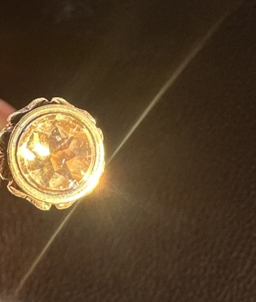 Antique Victorian-Era Retractable Mechanical Pencil with Citrine ? End Stone