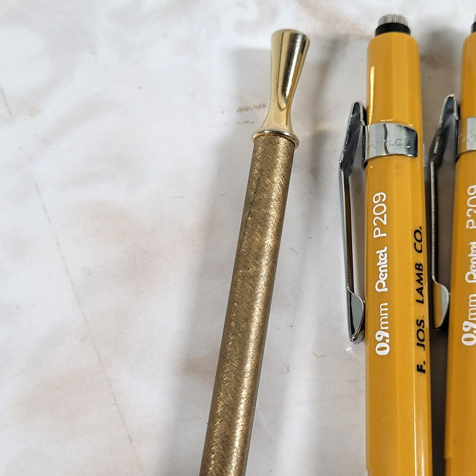 Lot Vintage Pencils Pentel P209, Foray, Shaeffer Leads, Erasers