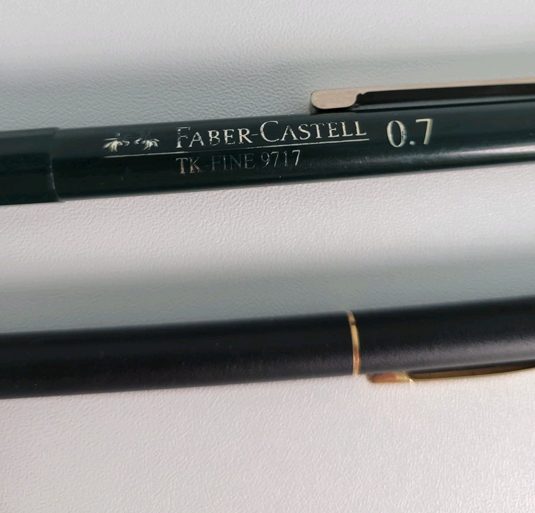 Cross 0.5mm & Faber-Castell TK-Fine 9717 0.7 Mechanical Pencil Lot Germany